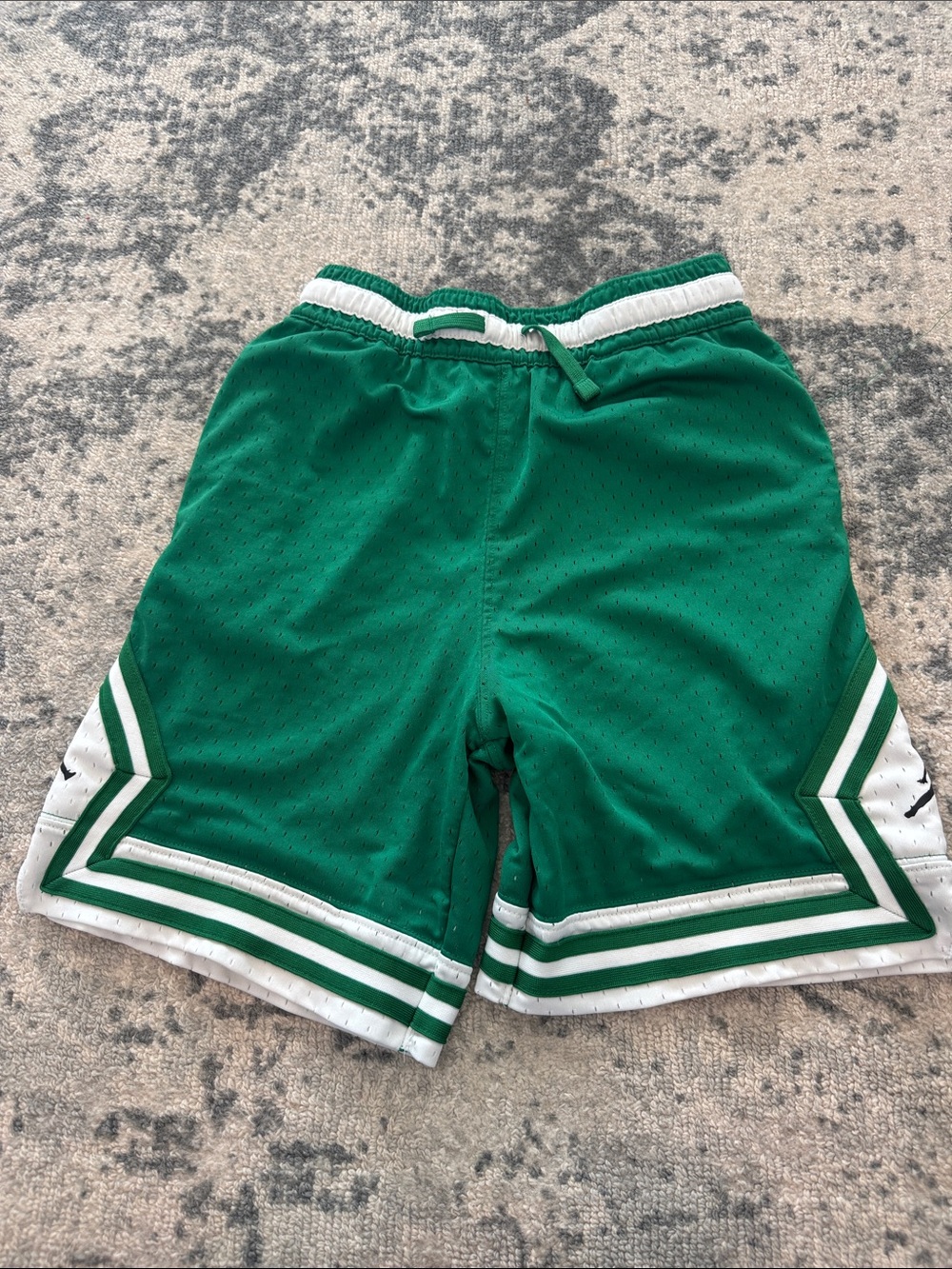 Jordan Kids Green Athletic Basketball Shorts
